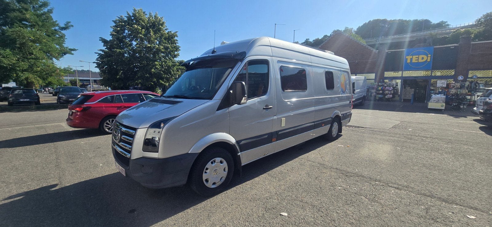wolksvagen Crafter 2.5 tdi mobil home, Caravanes & Camping, Enlèvement ou Envoi