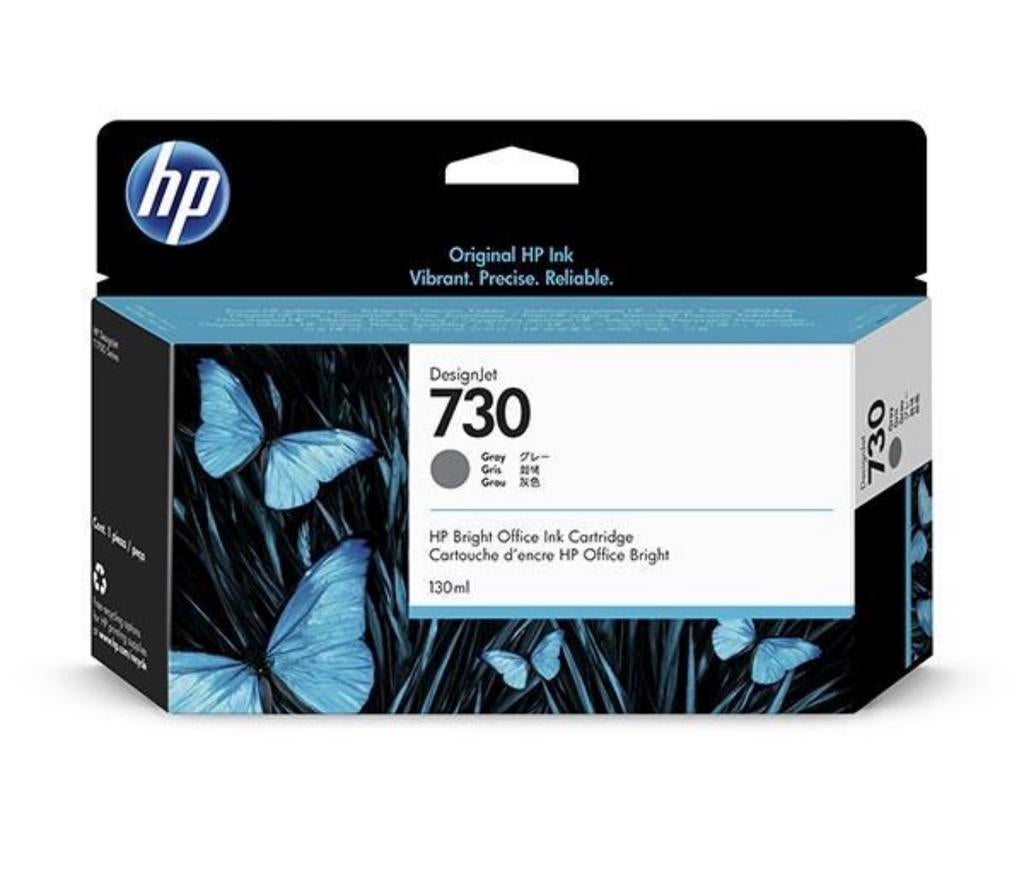 HP 730 (P2V66A) inktcartridge grijs (origineel) gray grey, Ophalen of Verzenden, Nieuw, Cartridge