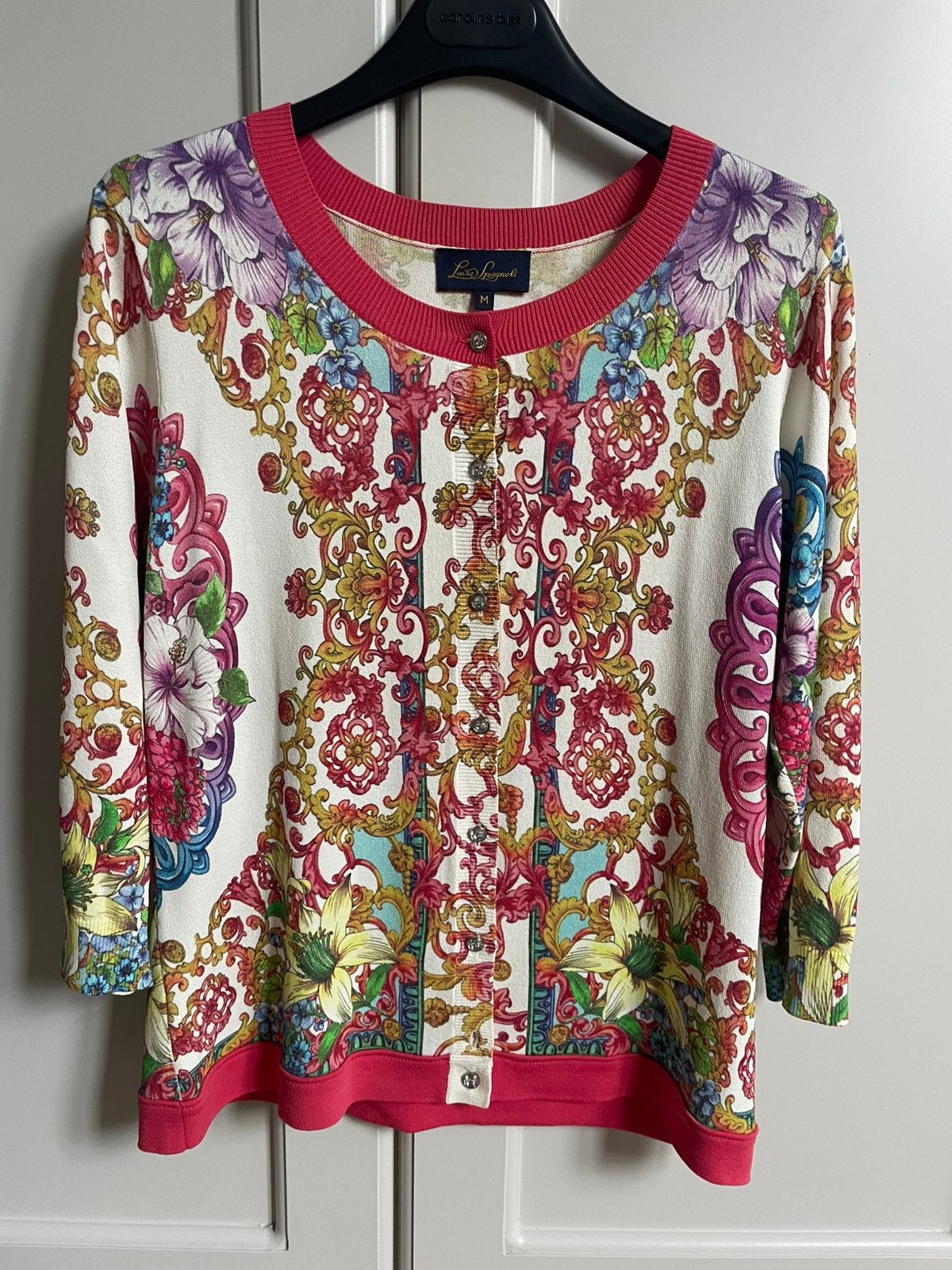 Kleurrijk vestje Luisa Spagnoli M, Enlèvement ou Envoi, Neuf, Taille 38/40 (M), Autres couleurs