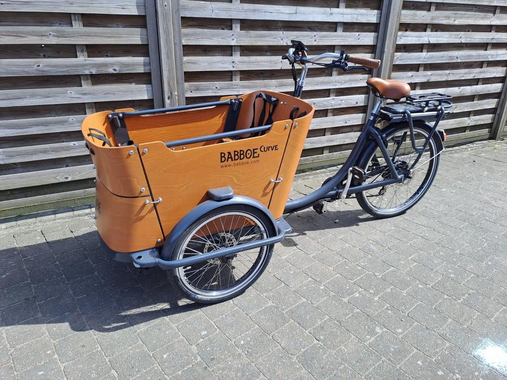 Babboe Curve elektrische bakfiets, 4 kinderen of meer, Gebruikt, Elektrisch, Ophalen