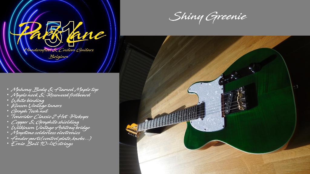 Partscaster Telecaster Parklane 51, Muziek en Instrumenten, Ophalen, Nieuw, Solid body, Overige merken