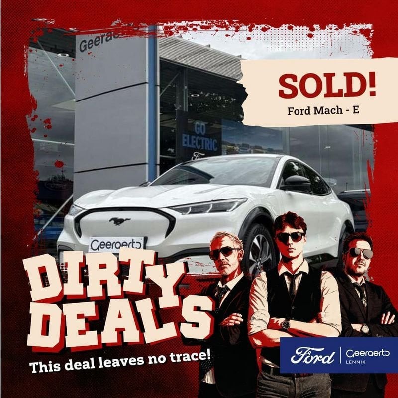 Ford Mustang 91 kWh Premium RWD, Auto's, Automaat, Achterwielaandrijving, Gebruikt, Zwart