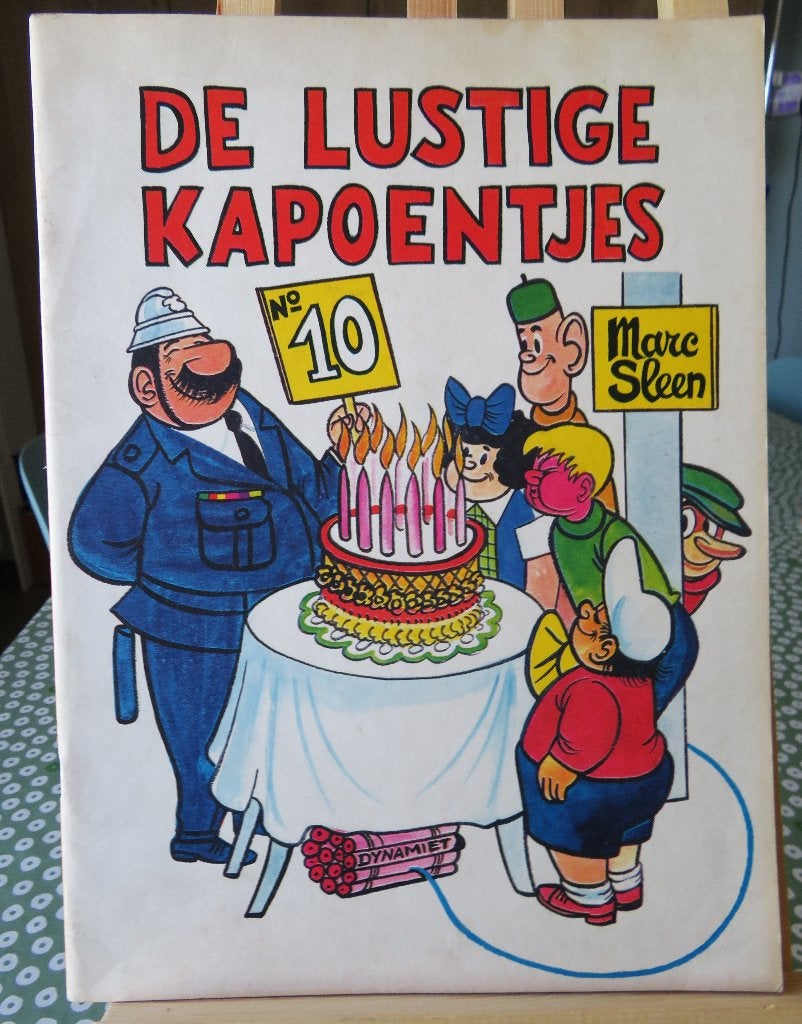 de lustige kapoentjes nr 10, Ophalen of Verzenden, Gelezen, Marc Sleen