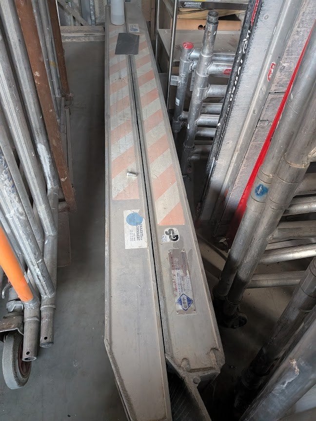 Aluminium oprijplaten, Auto diversen, Ophalen, Gebruikt