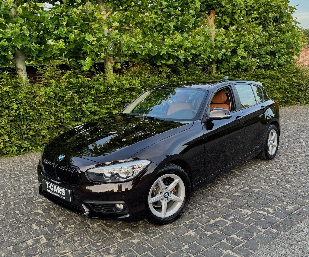 BMW f20 facelift 118 benzine /Cognac leder / Navi / 62.000km, Autos, Cuir, Achat, Euro 6, Entreprise