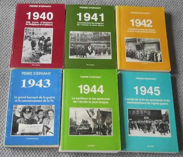 Lot de 6 livres sur la seconde guerre mondiale (P. Stephany), Enlèvement ou Envoi, Deuxième Guerre mondiale, Utilisé