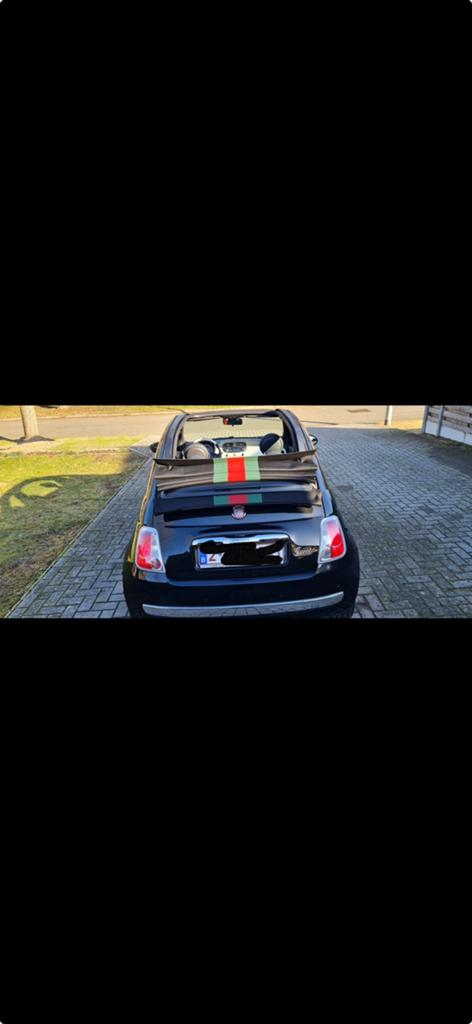 Fiat 500 Gucci cabriolet k, Auto's, Fiat, Bedrijf, 500C, ABS, Airbags, Airconditioning, Alarm, Bluetooth, Boordcomputer, Centrale vergrendeling