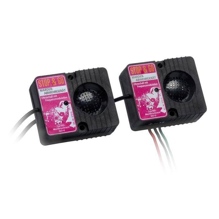 Stop & Go Marterverschrikker 12 V met 2 luidsprekers – 07515, Ophalen, Nieuw