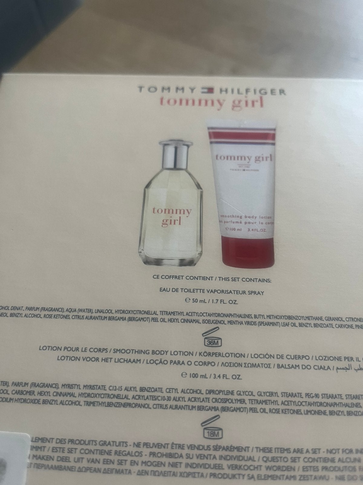 Koffer met eau de toilette en body lotion, Ophalen of Verzenden, Nieuw