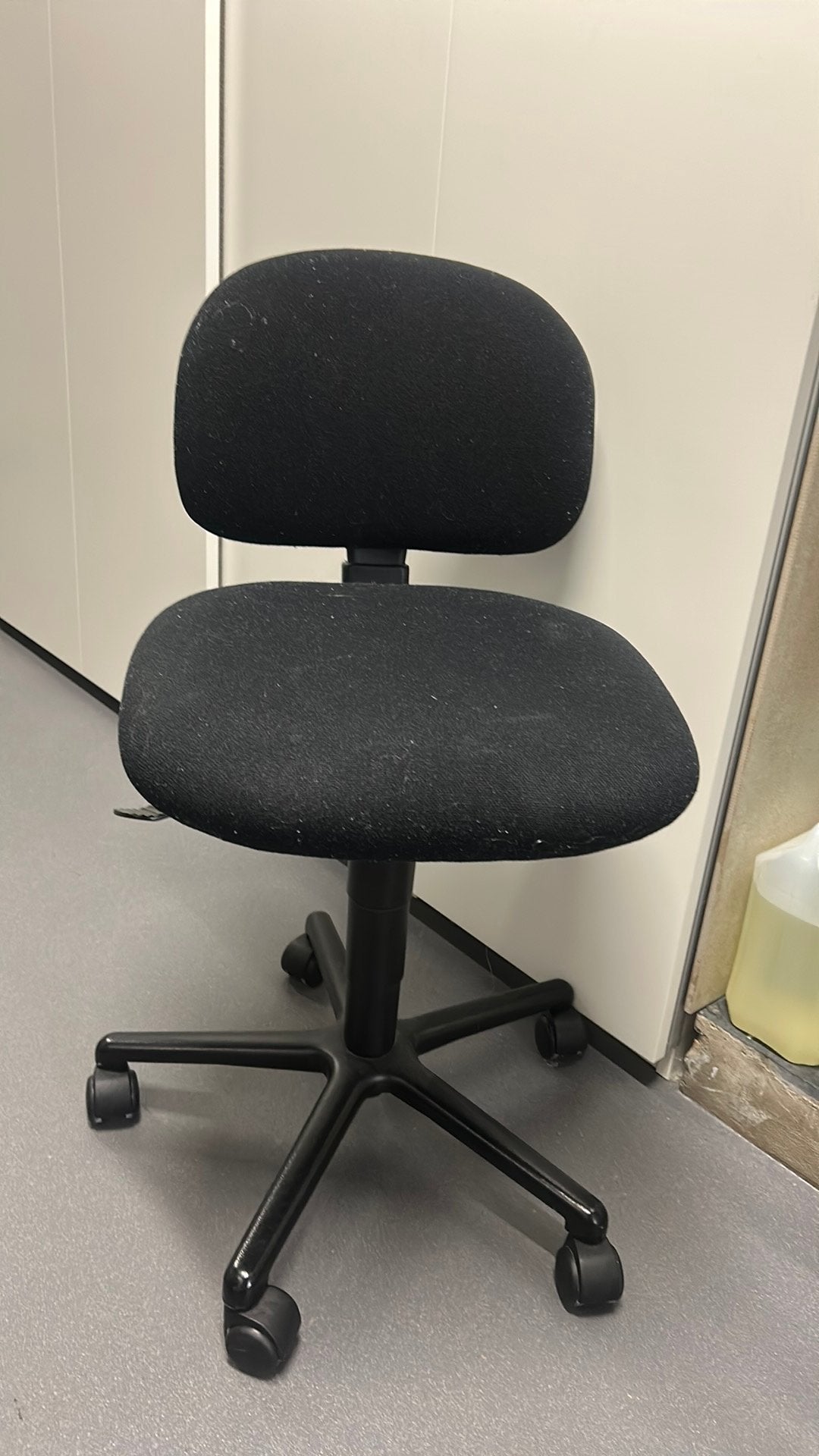 Bureau stoel, Huis en Inrichting, Ophalen, Gebruikt, Zwart, Bureaustoel