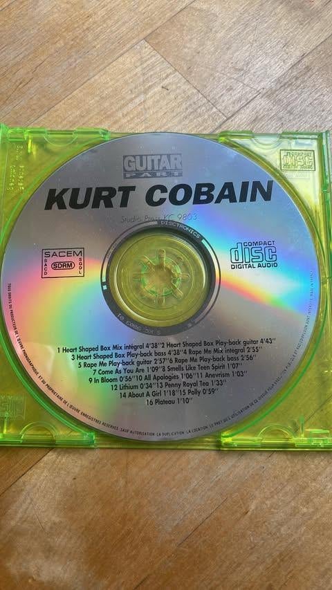 CD NIRVANA GUITAR PART, Ophalen of Verzenden