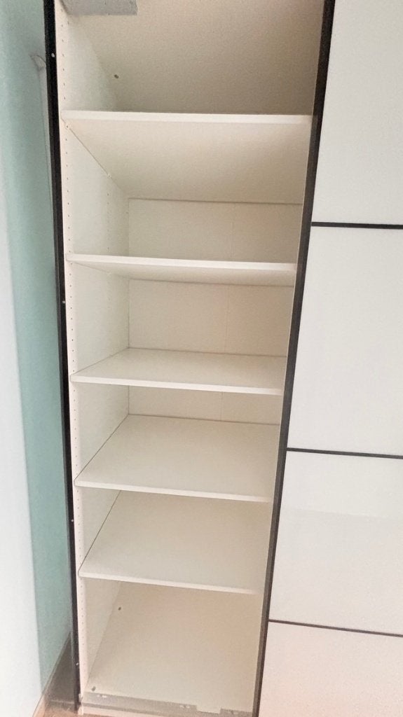 IKEA PAX kleerkast – 200 cm – glazen schuifdeuren, Ophalen, 200 cm of meer, 150 tot 200 cm, Overige houtsoorten