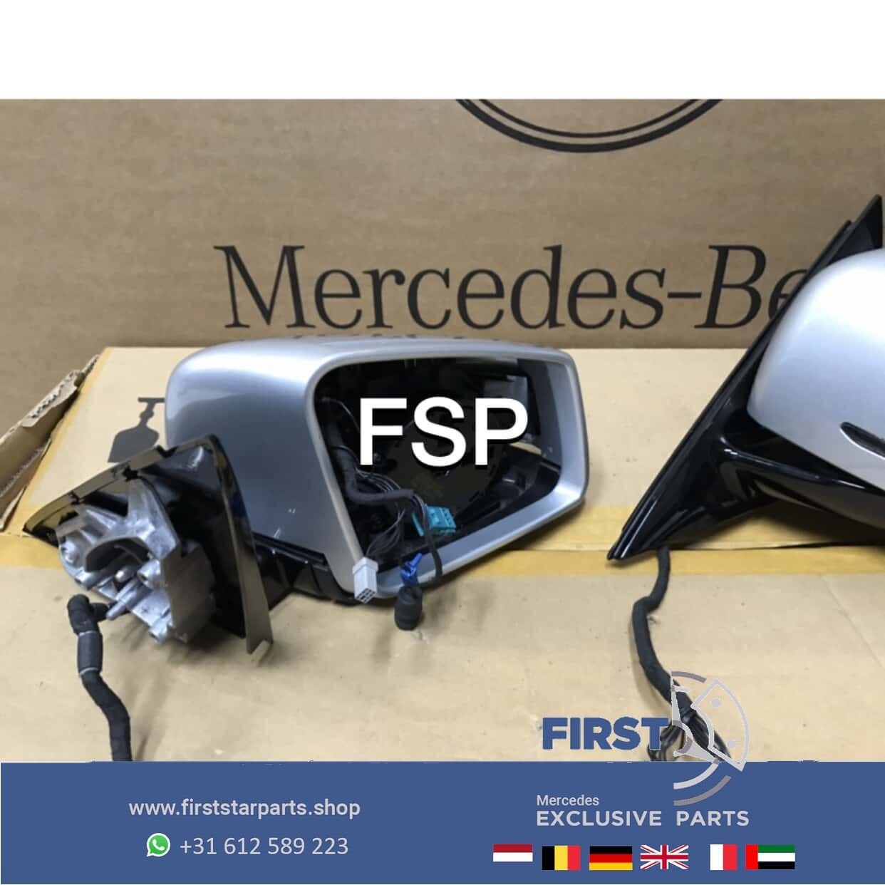 W212 SPIEGELS ELEKTRISCH INKLAPBAAR Mercedes E Klasse 2009-2, -, -, -