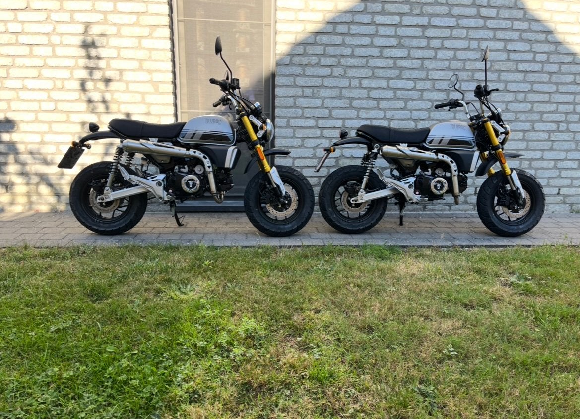 2x Bluroc X-Bongo 125cc van 09/2025 met slechts 850km, LED Verlichting, Nieuw, Particulier, 11 kW of minder