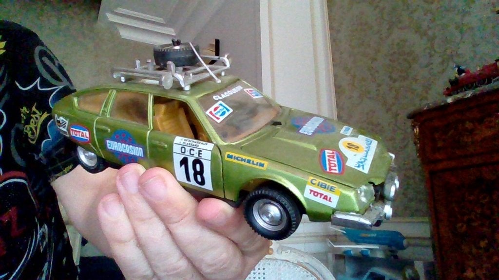 Citroën dx 2200 polistil (rally maroc), Enlèvement