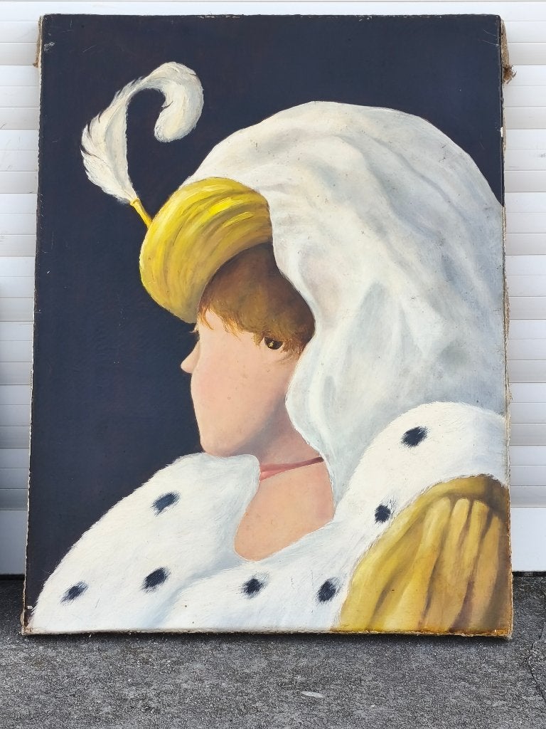 Huile sur toile femme de jean marie pingot, Antiquités & Art, Enlèvement ou Envoi, Toile