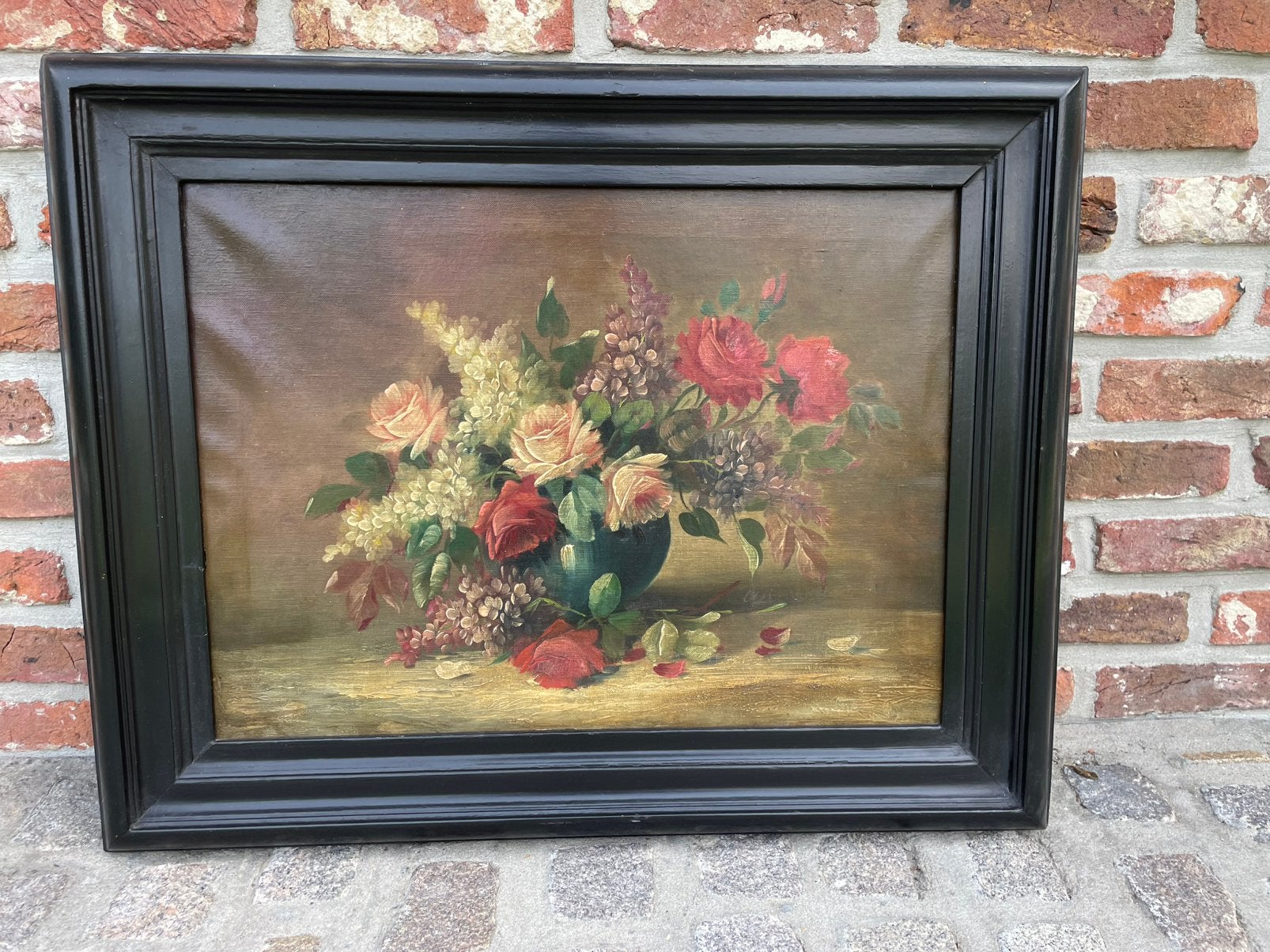 Oude kaders met schilderij, Enlèvement