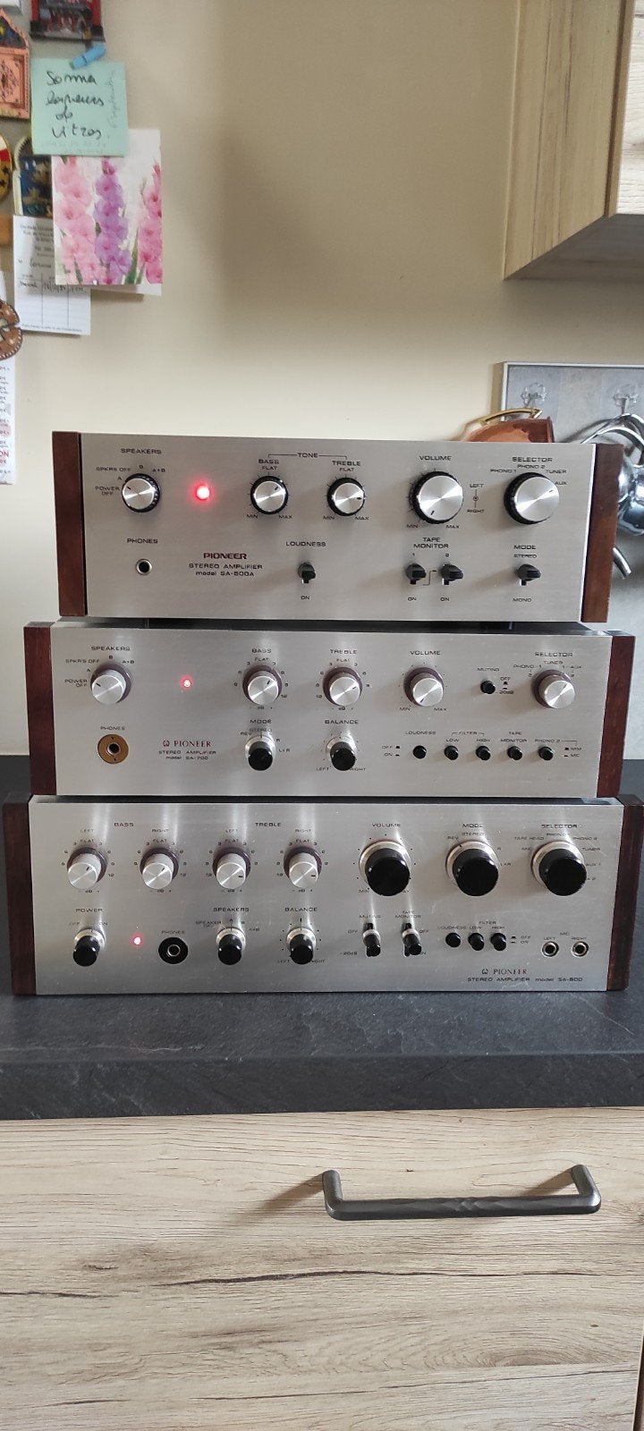 Pioneer SA 900 - SA 700 - SA 500, Enlèvement, Pioneer