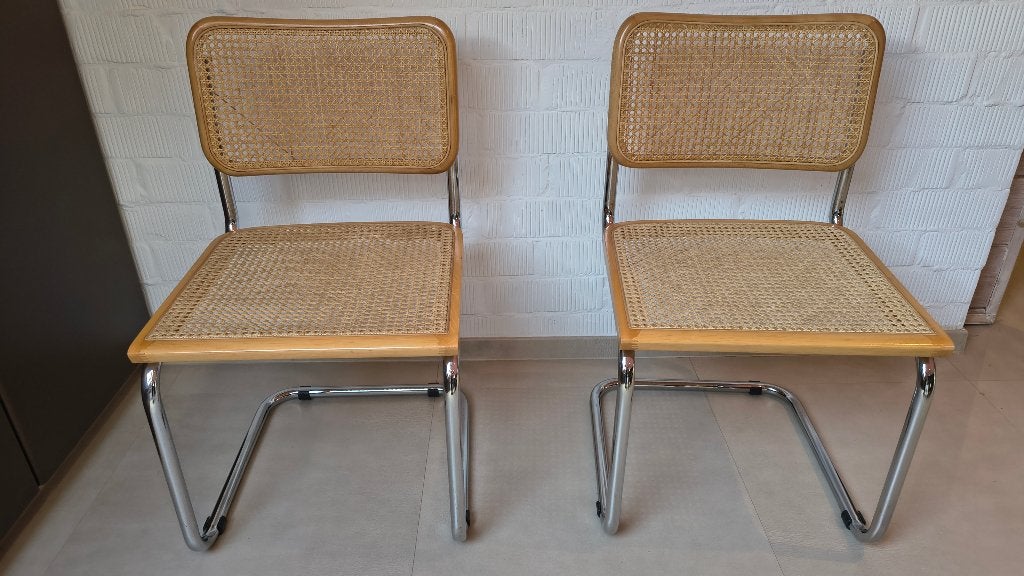 2 stuks Thonet Cesca S32 - hoogwaardige replica, Huis en Inrichting, Ophalen, Gebruikt, Overige kleuren, Hout