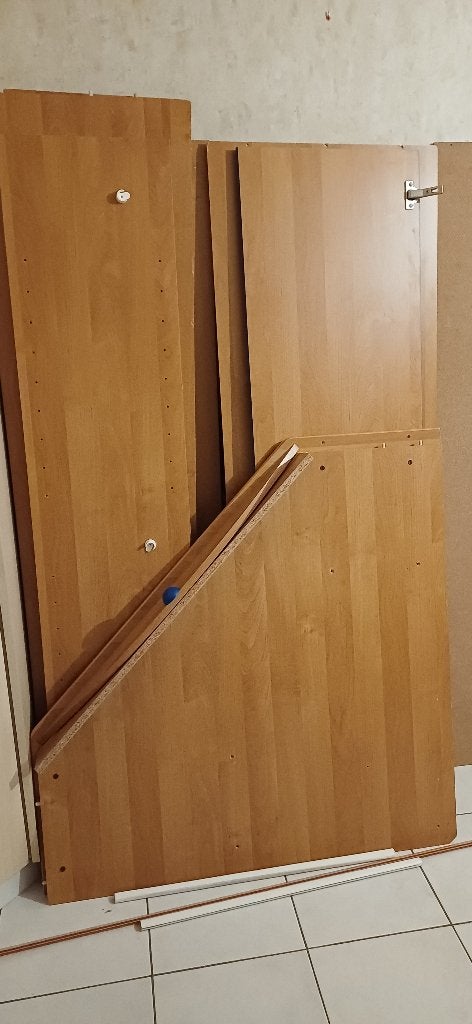 Kleerkast, Ophalen, Gebruikt, 75 cm of meer, Met plank(en)
