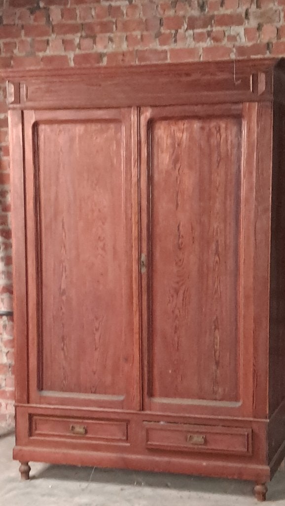 Oude kleerkast, Ophalen, Gebruikt, 100 tot 150 cm, Louis Philippe
