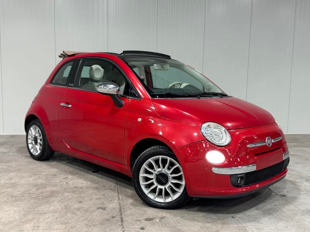Fiat 500/ 90.000 km / 2010 / benzine /1.3/ Panorama/, Auto's, Fiat, Euro 5, Bedrijf, Handgeschakeld, Rood
