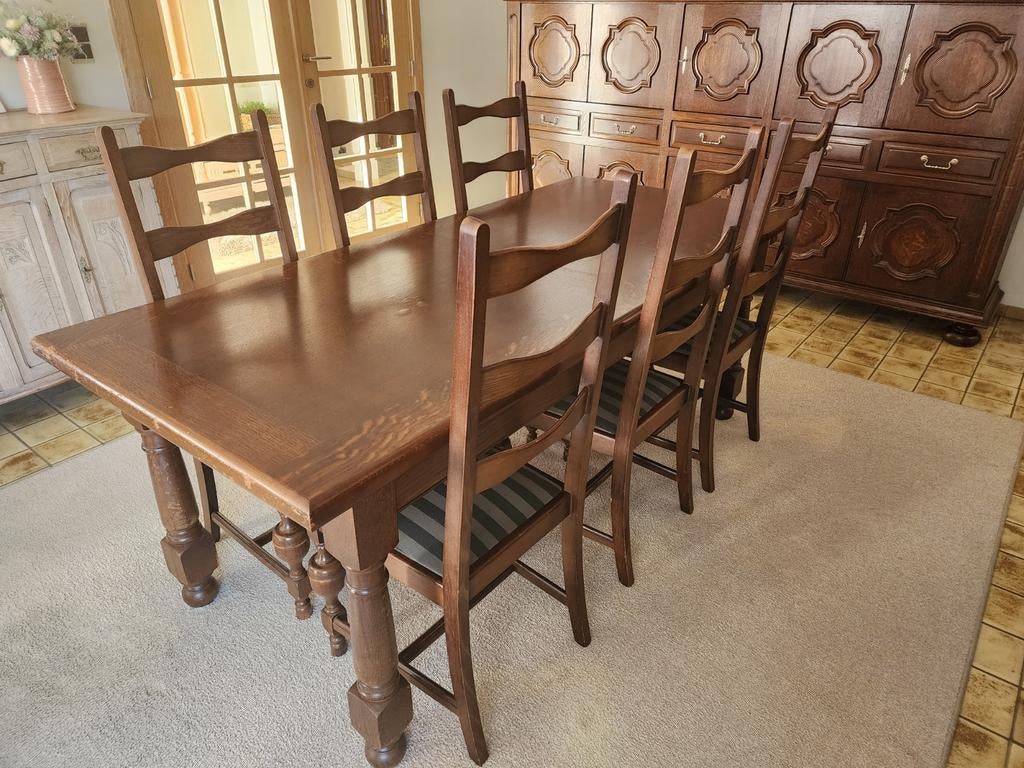 Tafel 2m (3m), Ophalen, Zo goed als nieuw, 4 tot 6 stoelen