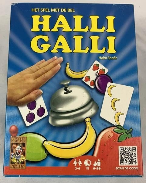 Halli Galli Amigo Kaartspel met Bel Reactiespel, Hobby en Vrije tijd, Een of twee spelers, Verzenden, Zo goed als nieuw, Overig
