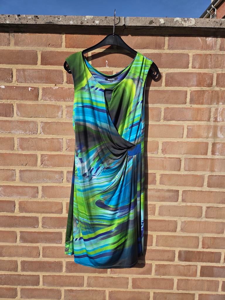 Belle robe d'été bleue taille 40 Bel&bo, Vêtements | Femmes, Neuf, Taille 38/40 (M), Enlèvement ou Envoi, Au-dessus du genou