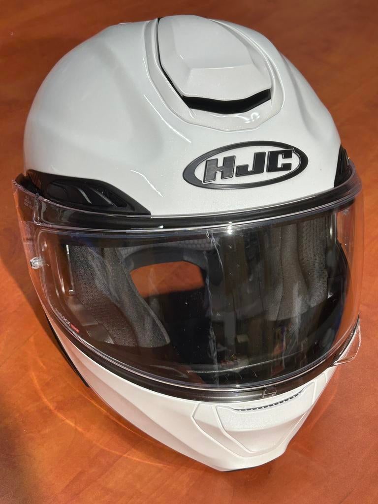 Casque HJC RPHA 91 blanc, Enlèvement, Neuf, avec ticket, L, HJC