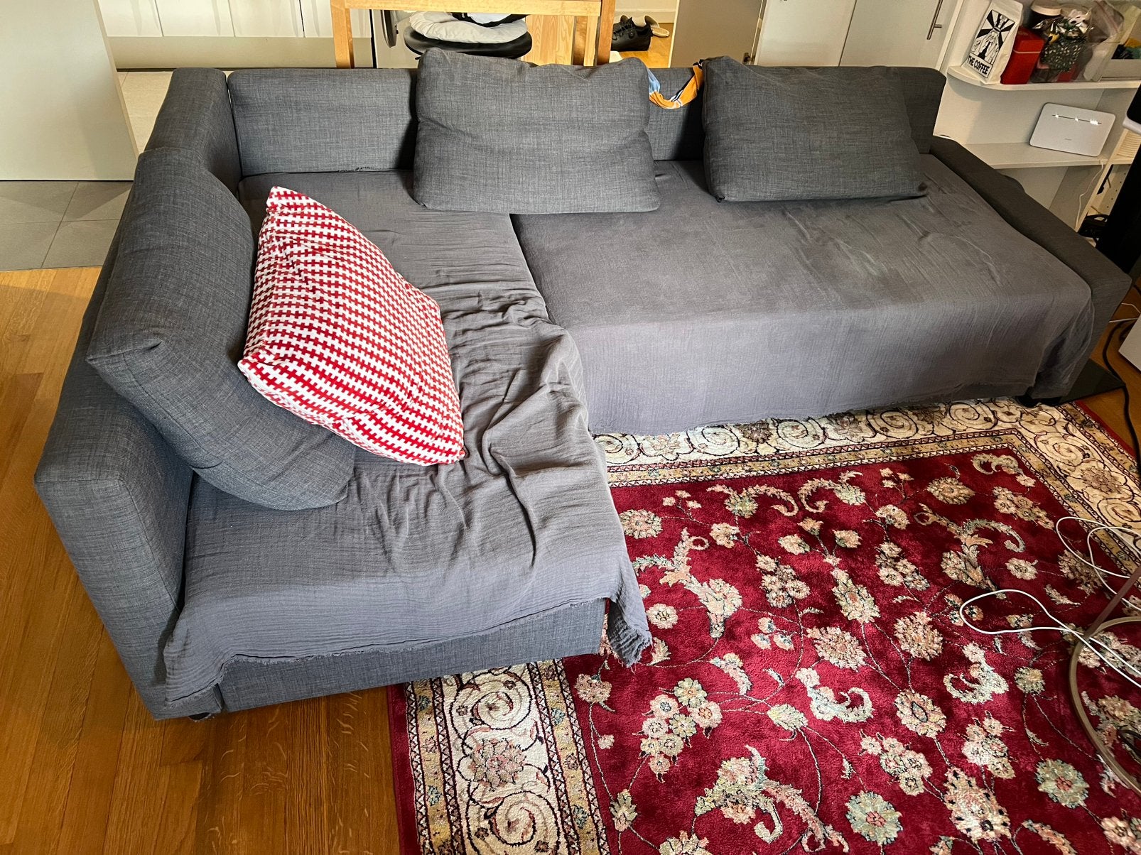 IKEA Friheten 3-zitsslaapbank, Ophalen, Gebruikt, Driepersoons