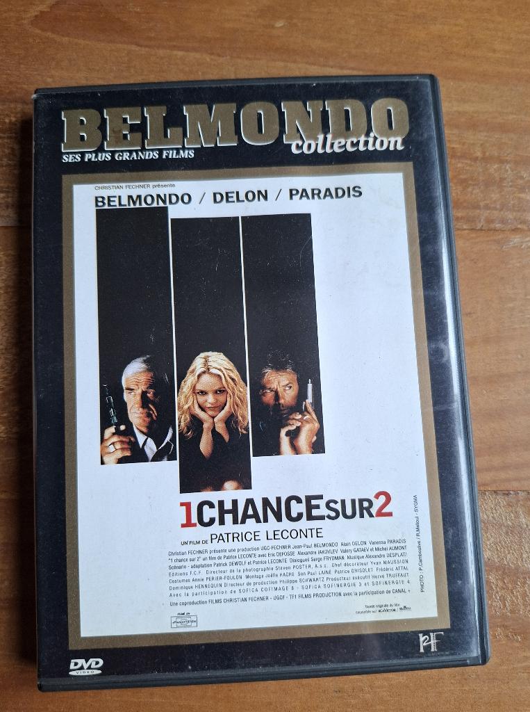 1 chance sur 2 - Vanessa Paradis - Belmondo - Delon, Cd's en Dvd's, Dvd's | Actie, Ophalen of Verzenden, Gebruikt, Overige genres