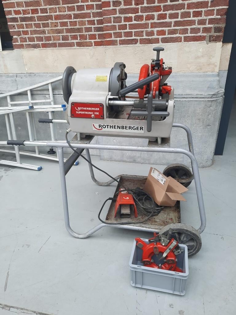 Rothenberger 56250 SUPERTRONIC 3 SE BSPT R 1/2"-3", Doe-het-zelf en Bouw, Gereedschap | Handgereedschap, Ophalen, Gebruikt