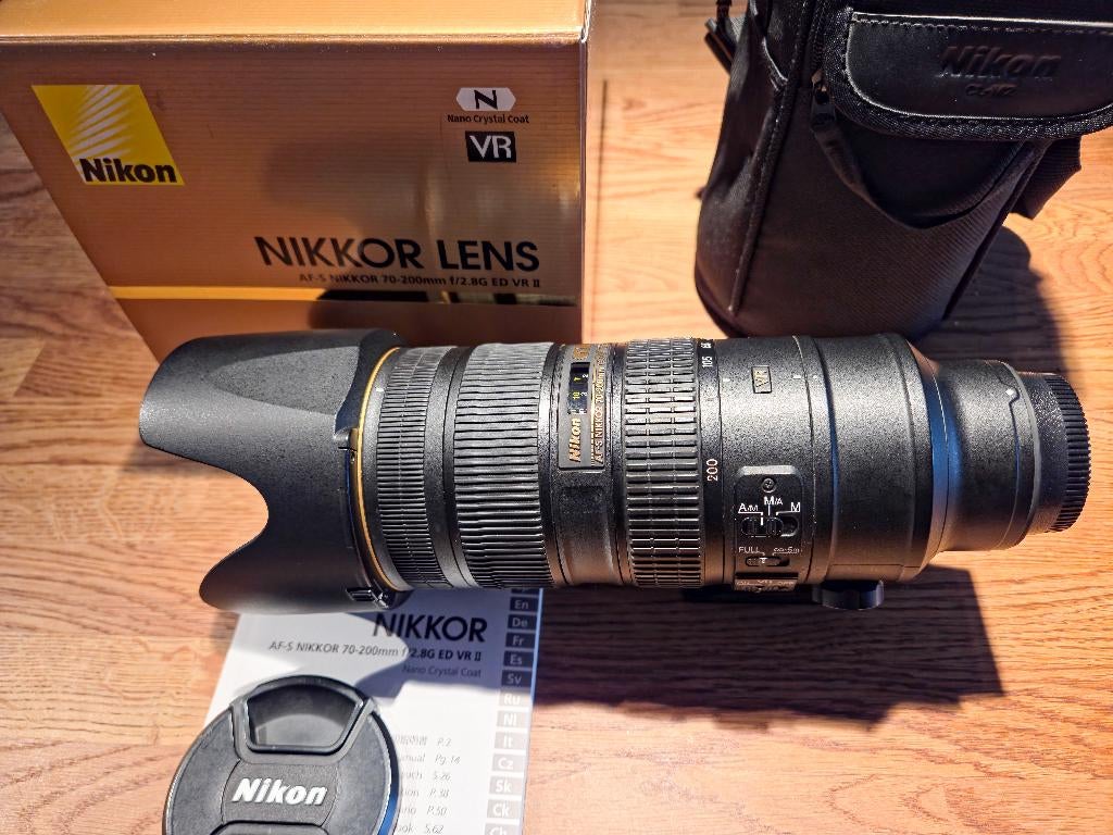 Nikon AF-S NIKKOR 70-200 mm f/2.8G ED VR II, Enlèvement ou Envoi, Comme neuf, Téléobjectif, Zoom