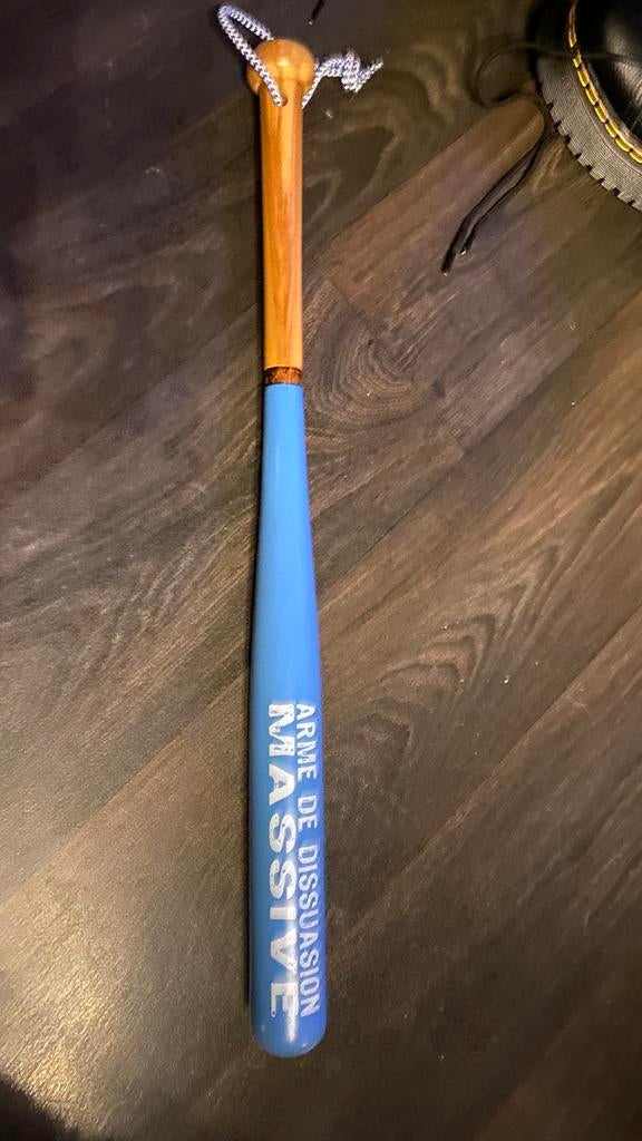 Humoristische decoratieve vleermuis, Sport en Fitness, Honkbal en Softbal, Ophalen, Zo goed als nieuw, Knuppel