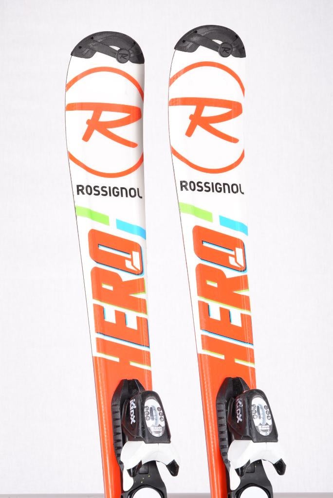 130 kinder ski's ROSSIGNOL HERO J + Look KIDX 4.5, Gebruikt, Rossignol, Ophalen of Verzenden, Carve