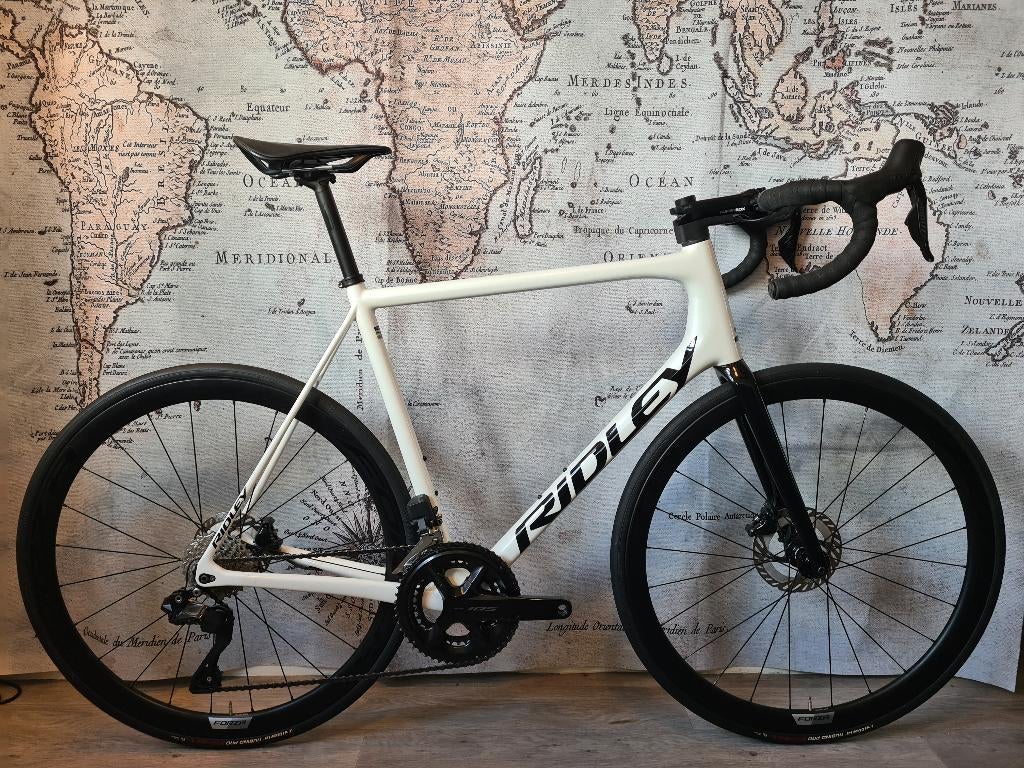 Ridley Helium 105 Di2 12 speed maat L carbon wielen, 57 tot 61 cm, Ophalen, Carbon
