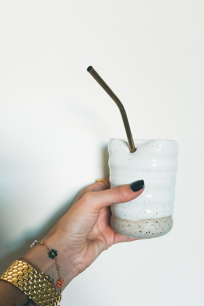 Ceramic drinkbeker, Huis en Inrichting, Ophalen, Zo goed als nieuw