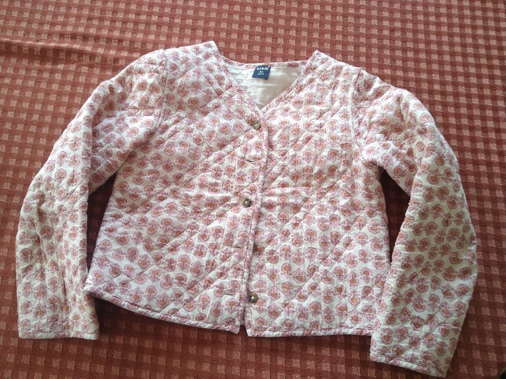 KIABI T.8 ans - veste coton matelassé NEUVE, Kinderen en Baby's, Kinderkleding | Maat 128, Kiabi, Meisje, Trui of Vest, Nieuw