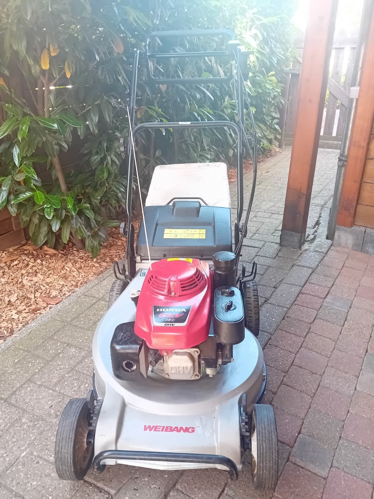 Grasmaaier weibang WB536SH AL, Tuin en Terras, Grasmaaiers, Ophalen