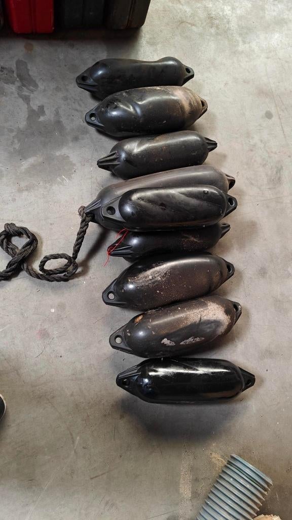 Boot fenders set van 9 stuks, Ophalen, Zo goed als nieuw