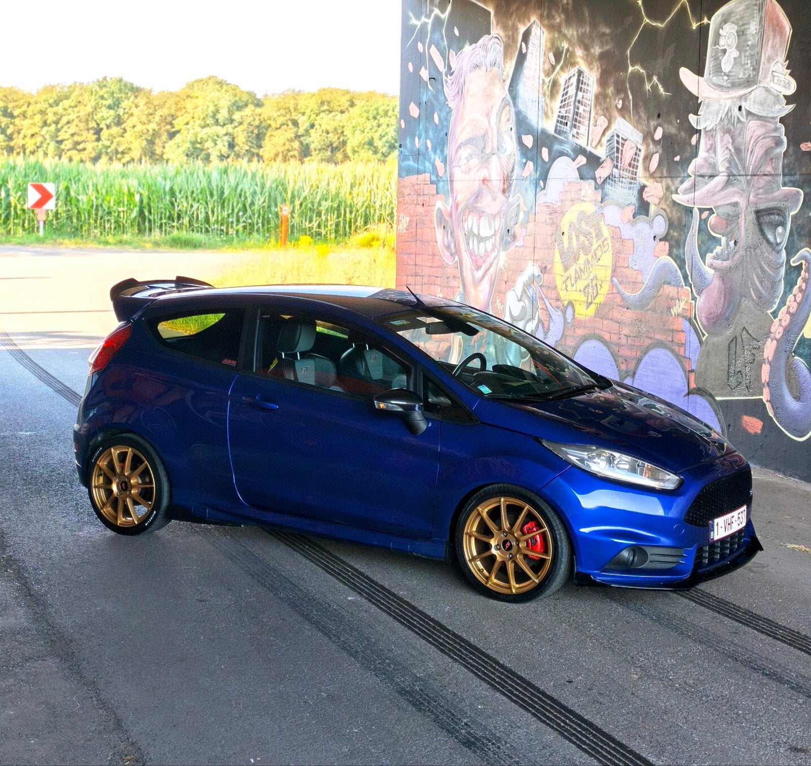 Ford Fiesta st, Auto's, Voorwielaandrijving, Euro 5, Zwart, 4 cilinders