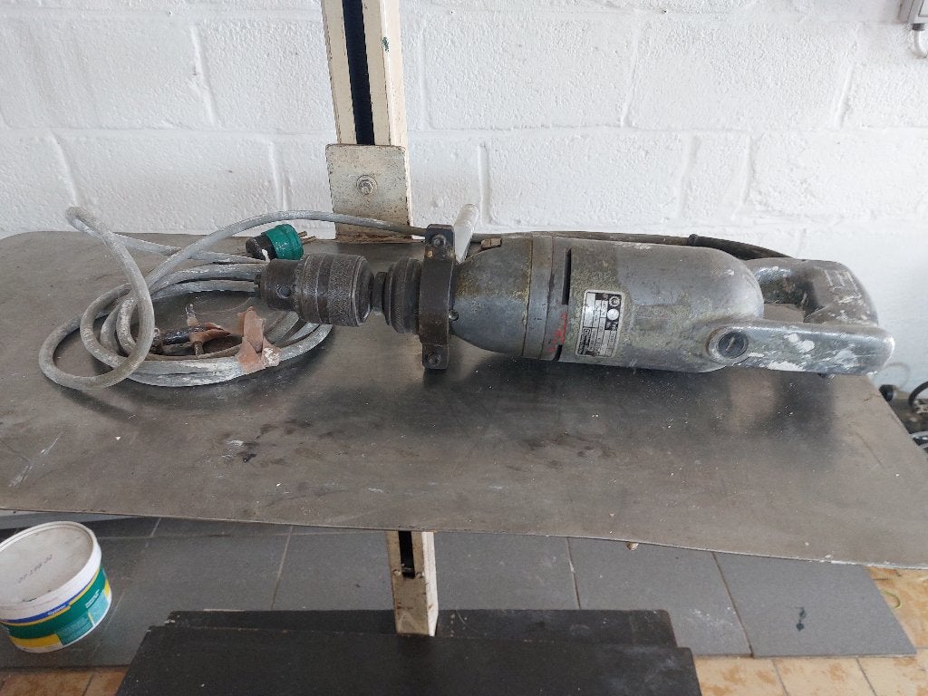 Boormachine, Klopboormechanisme, Ophalen, Boormachine, Gebruikt