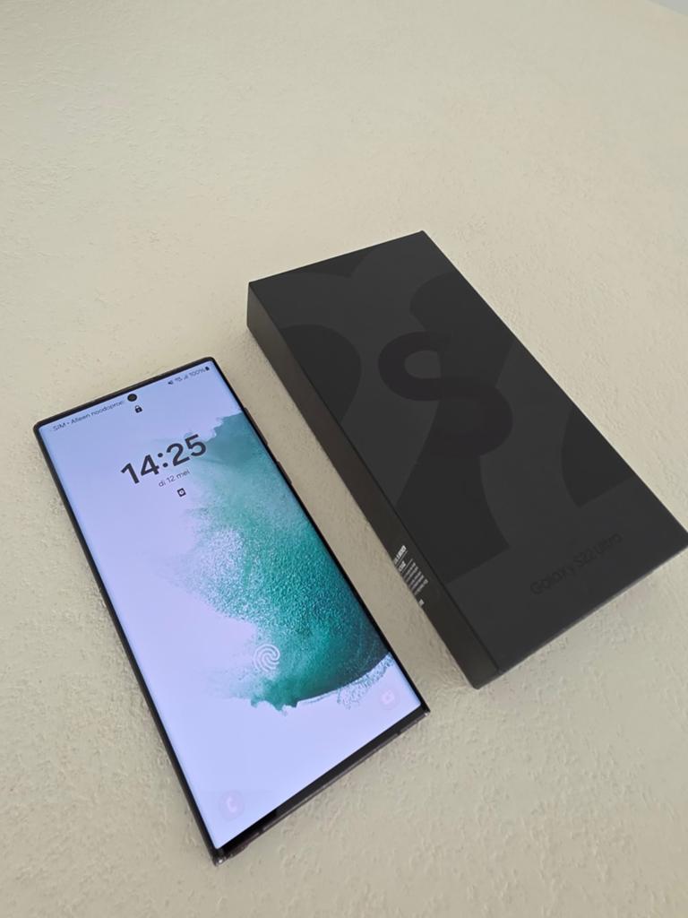 Samsung S22 Ultra 256GB zwart, Telecommunicatie, Ophalen, Zwart