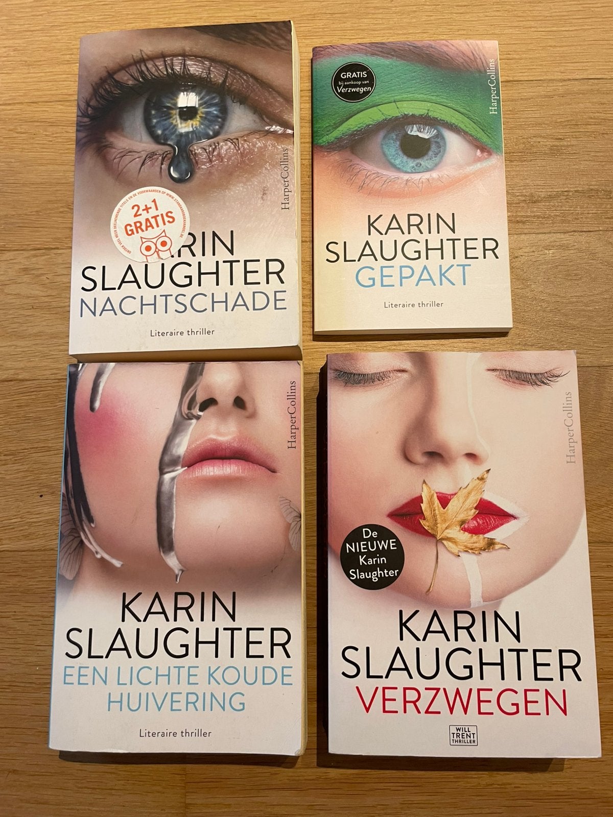 Pakket Karin Slaughter 4 boeken, Boeken, Ophalen of Verzenden, Zo goed als nieuw