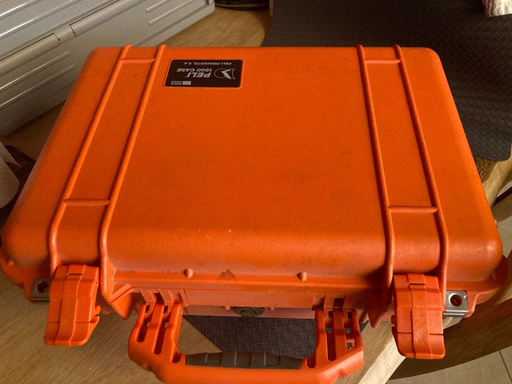 Peli reiskoffer, Plastique dur, Comme neuf, Enlèvement, Moins de 50 cm