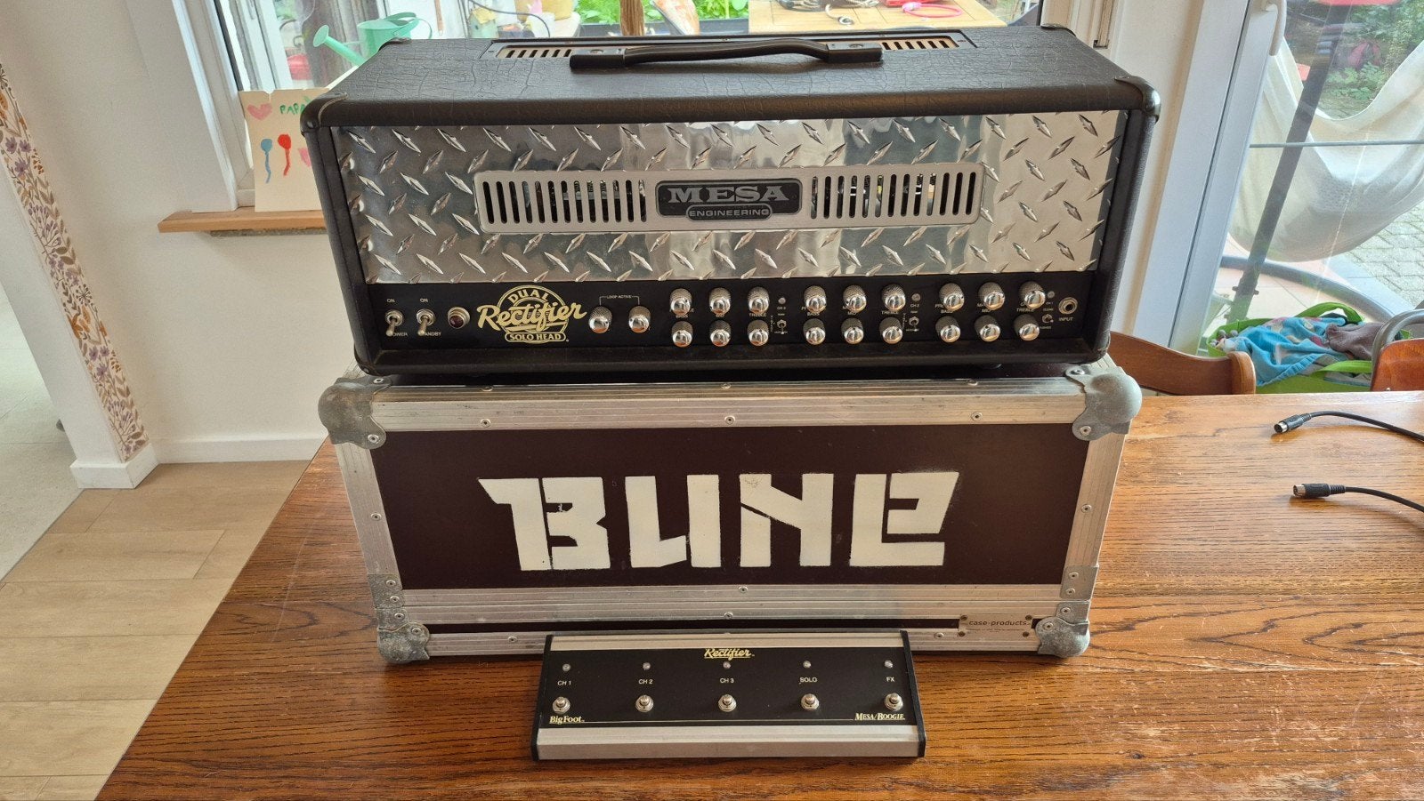 Mesa Boogie Dual Rectifier Solo 3 kanaals met flightcase, Ophalen