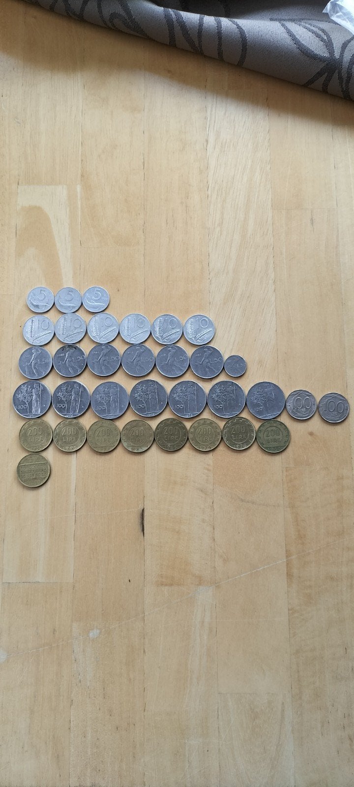 Italiaanse munten, Postzegels en Munten, Ophalen of Verzenden, Munten