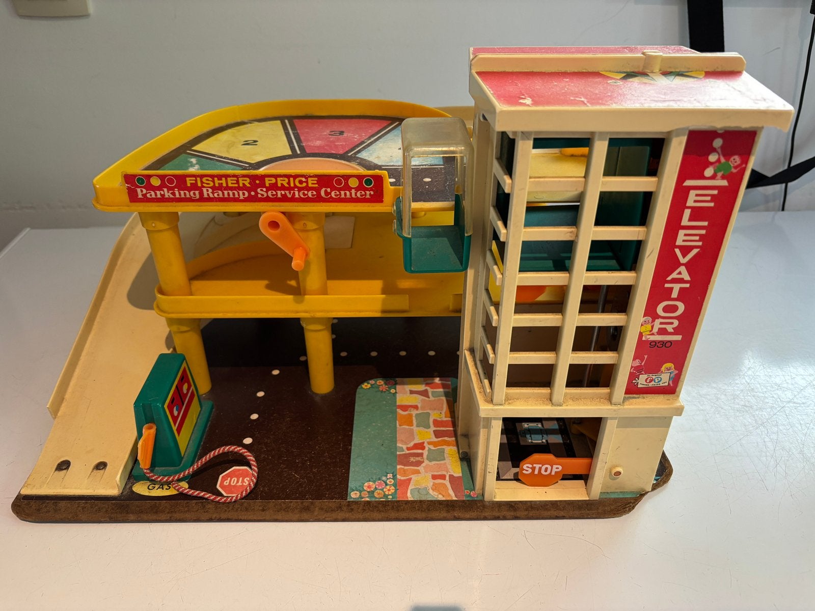 Vintage Fisher Price garage, Ophalen, Gebruikt
