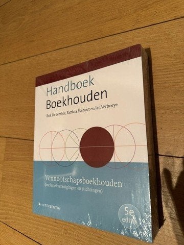 Handboek Boekhouden - Vennootschapsboekhouden - 5e editie, Boeken, Ophalen, Nieuw, Hoger Onderwijs